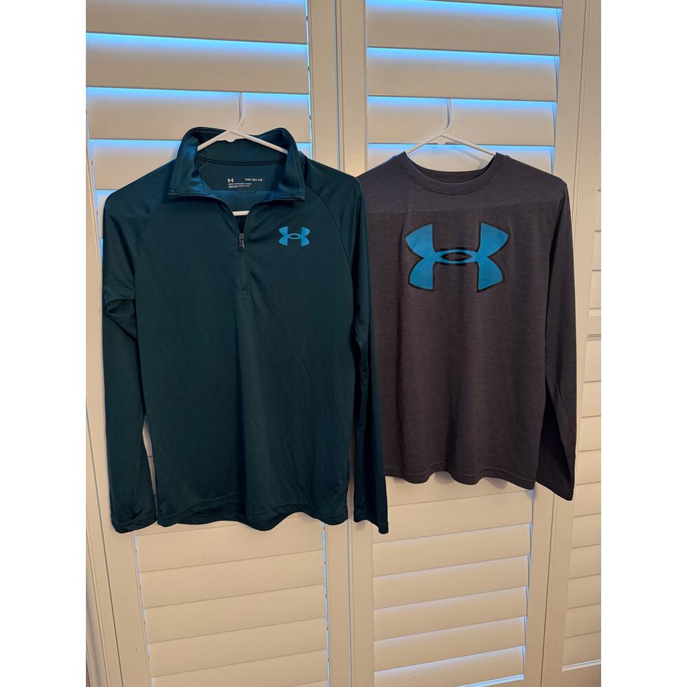 2 Under Armour long sleeve shirts